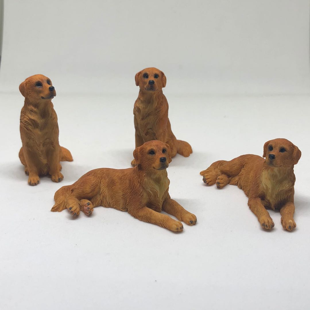Golden Retriever Figurine Toys Games Bricks Figurines On Carousell