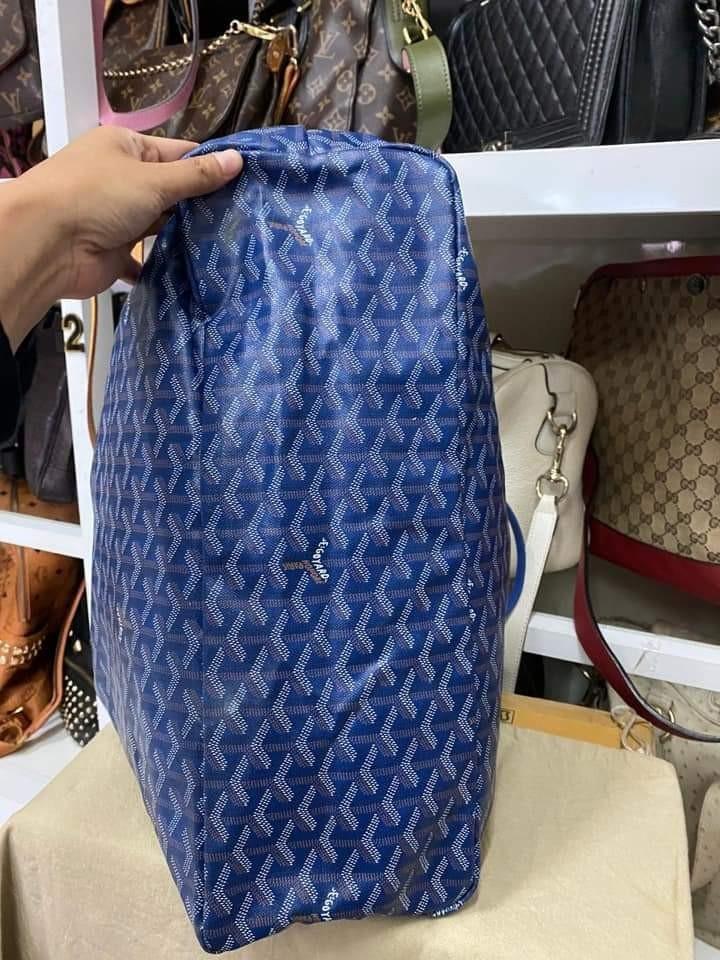 GOYARD BLUE TOTE BAG, Luxury, Bags & Wallets on Carousell