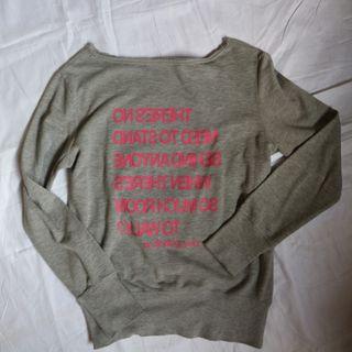 GREY SABRINA SWEATSHIRT