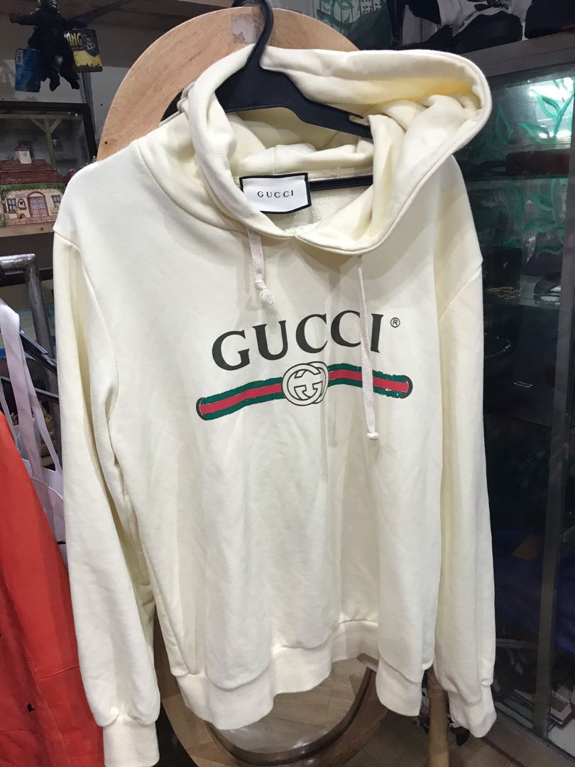 cream gucci hoodie