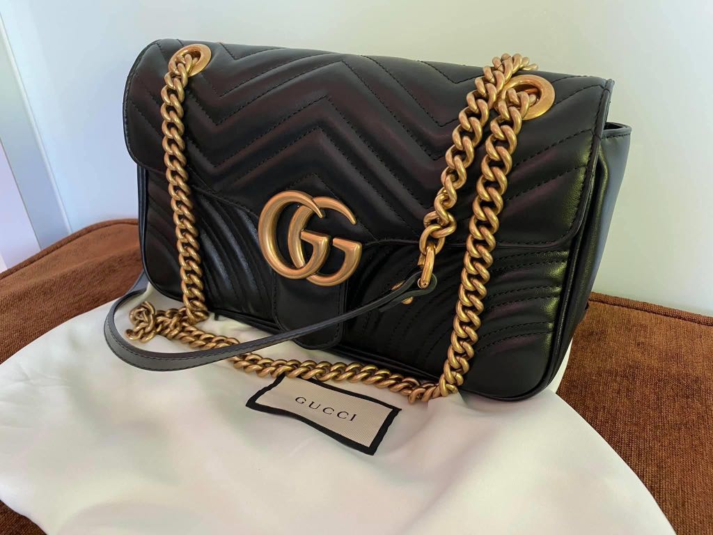 Gucci Marmont, Luxury, Bags & Wallets, Sling Bags on Carousell