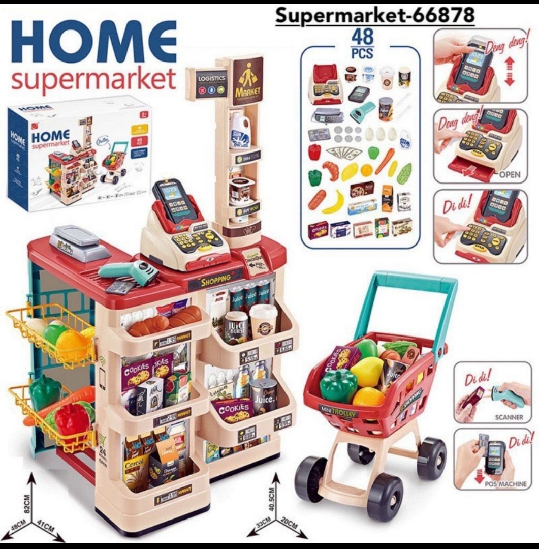 supermarket toy set