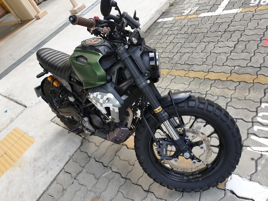 Honda cb150r scrambler cafe shop