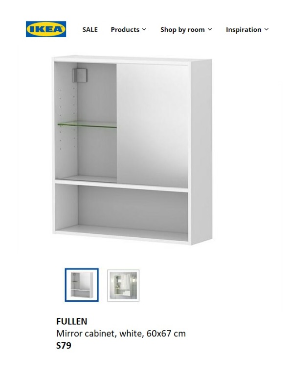 Ikea fullen store sink cabinet