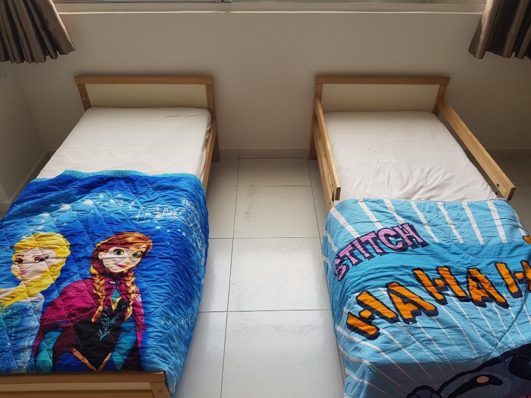 Ikea Kids Children Beds With Matress And Accessories Furniture Beds Mattresses On Carousell