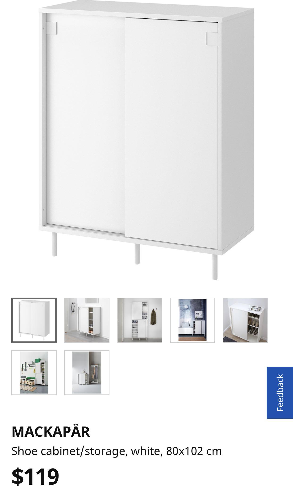 Ikea Mackapar Shoe Rack Multipurpose, Furniture & Home Living