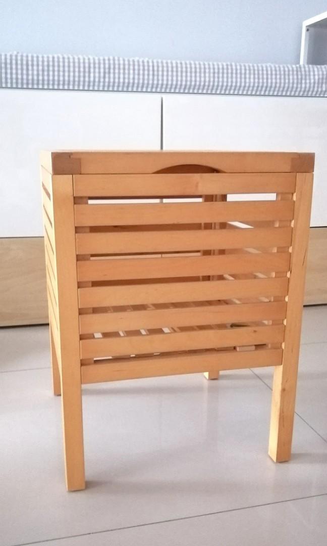 Ikea Molger Storage Stool, Furniture, Tables & Chairs on Carousell