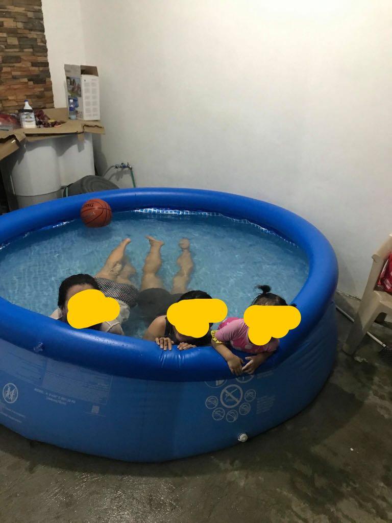 Intex Pool Inside Out Intex Easy set pool 2.4M indoor outdoor pool heavy duty, Sports ...