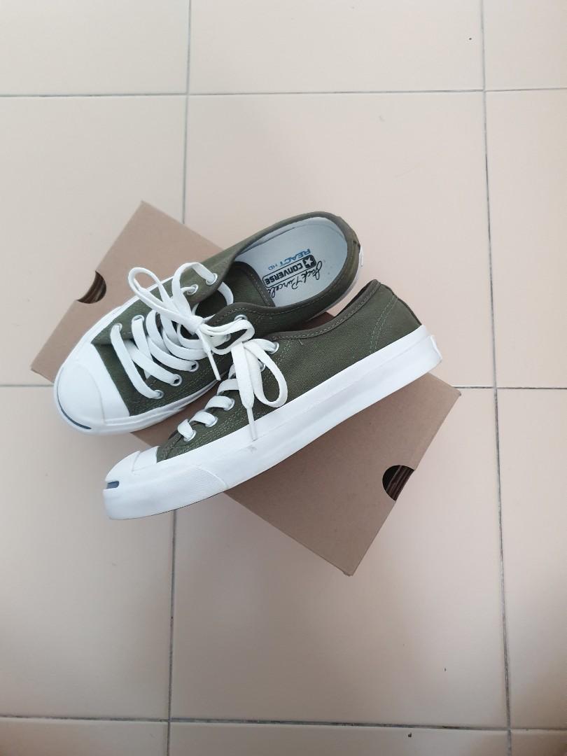 Converse Jack Purcell Military Green Shoe Women s Fashion