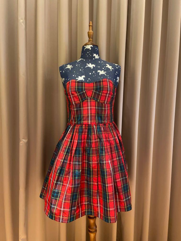Jack wills strapless dress top