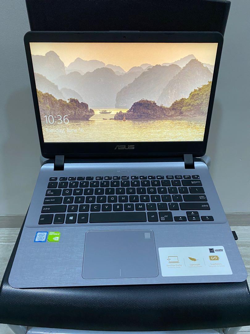 Laptop Asus Vivobook A407u Core I5 Ram 4gb Preoved Second Warna Abu Grey Elektronik Komputer Laptop Di Carousell