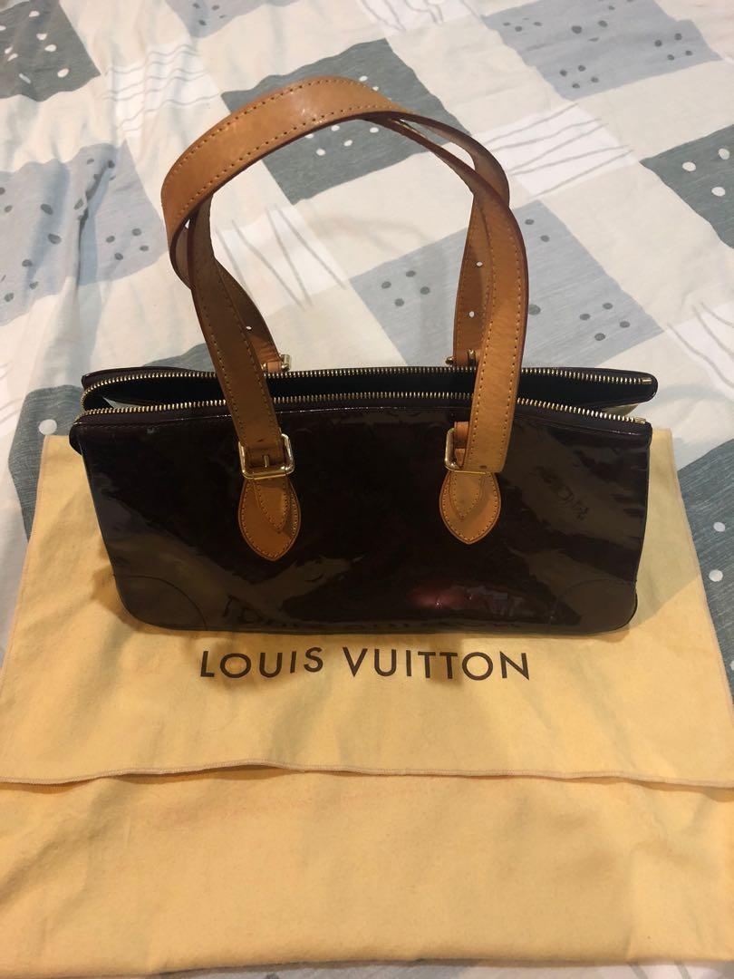 Louis Vuitton Monogram Vernis Rosewood Ave Amarante., Luxury, Bags &  Wallets on Carousell