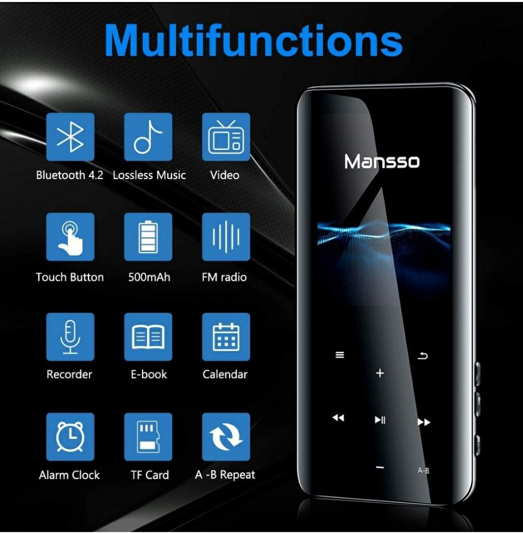 Mansso mp3 player, Audio, Portable Music Players on Carousell