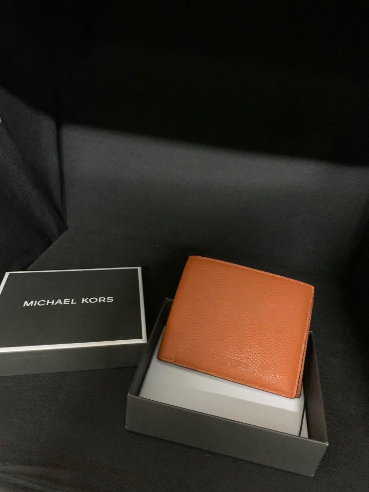 michael kors slip on mens orange