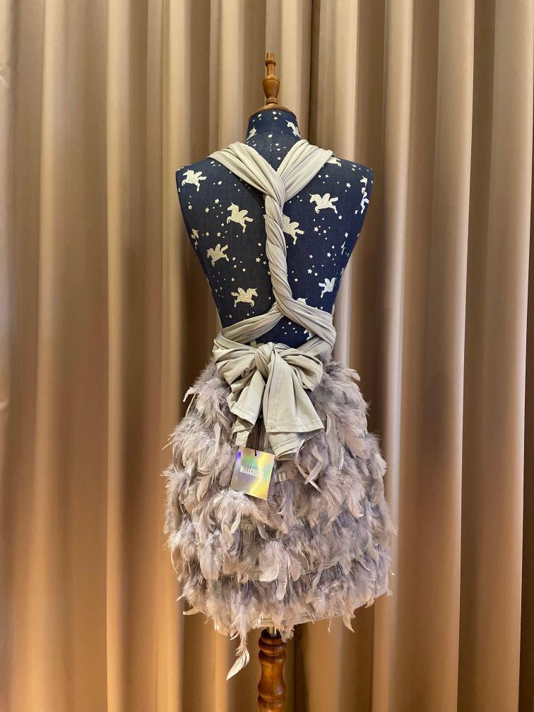 Missguided feather skirt clearance