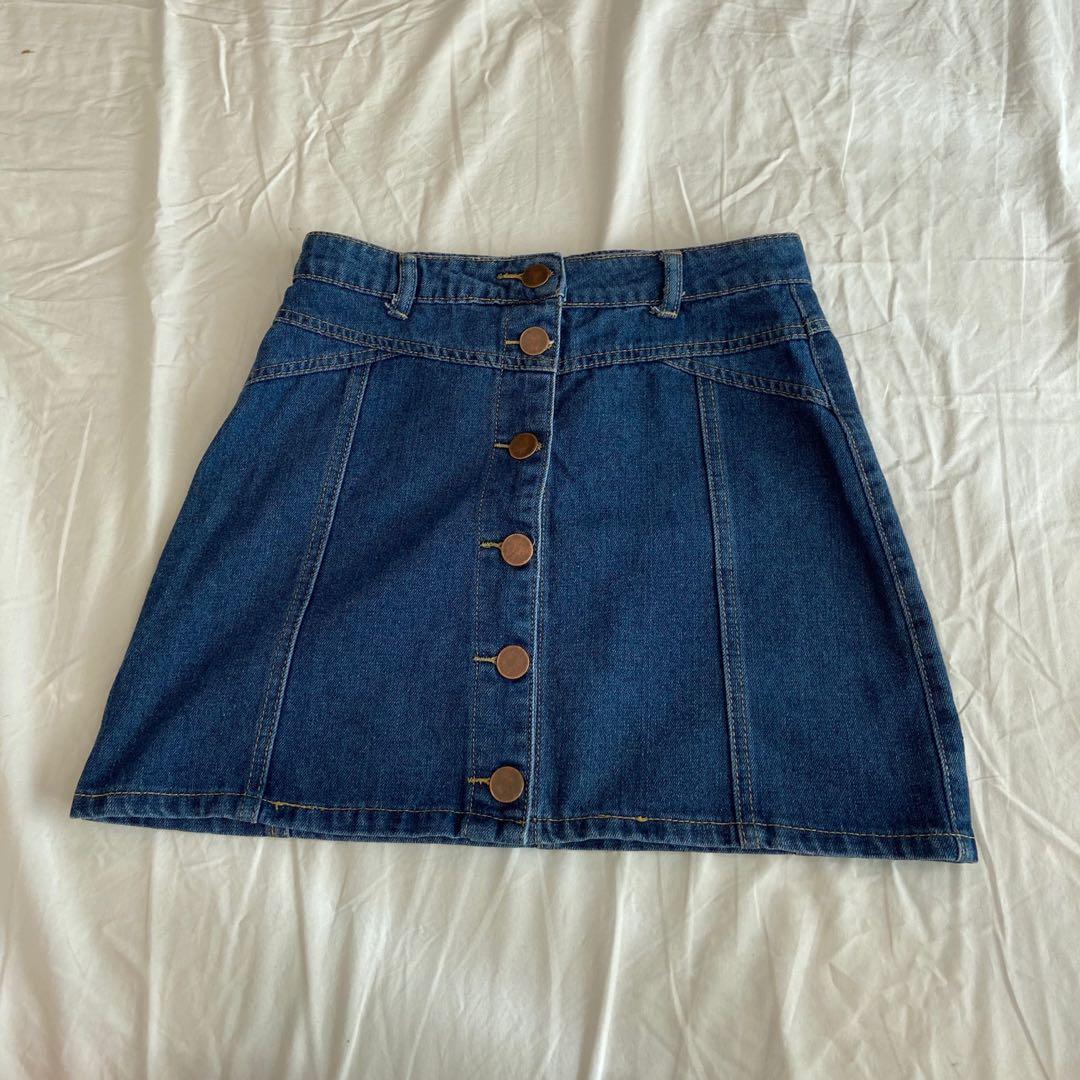 mrp denim skirts