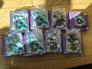 My hero academia official KUJI items from japan 🇯🇵