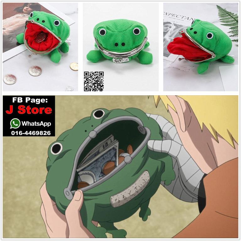 Naruto frog wallet