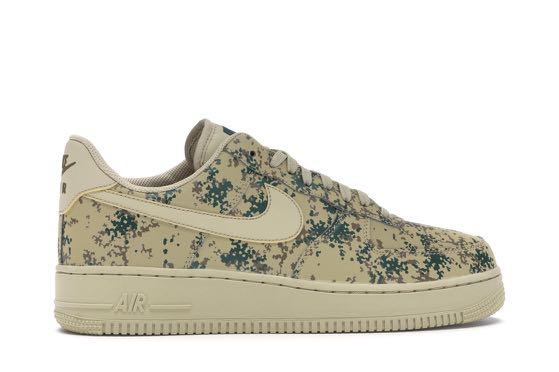 air force 1 gold reflective camo