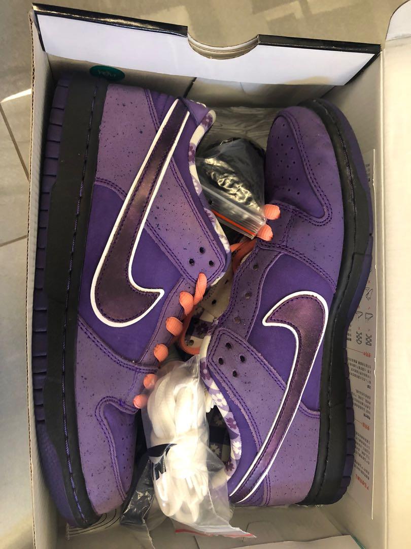 purple lobster sneakers