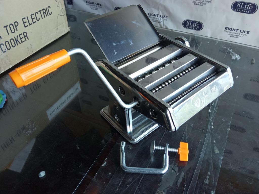 Noodle maker pasta maker noodle cutter (Category: Ice-cream Makers) located in Valenzuela. Submitted by eightlife_equipment (Listing ID 245692380, Image 1). Description: OTHER AVAILABLE PRODUCTS: • BBQ Gas Grill Gas /Electric / Smokeless • Deep Fryer Gas / Electric • Hamburger Griddle • Heavy Duty Burner 3 rings • Pressure Cookers • Noodle Cooker • Hotdog Roller • Popcorn Machine • Rotisseries Gas / Electric • Salamander • Egg Sausage Machine Gas