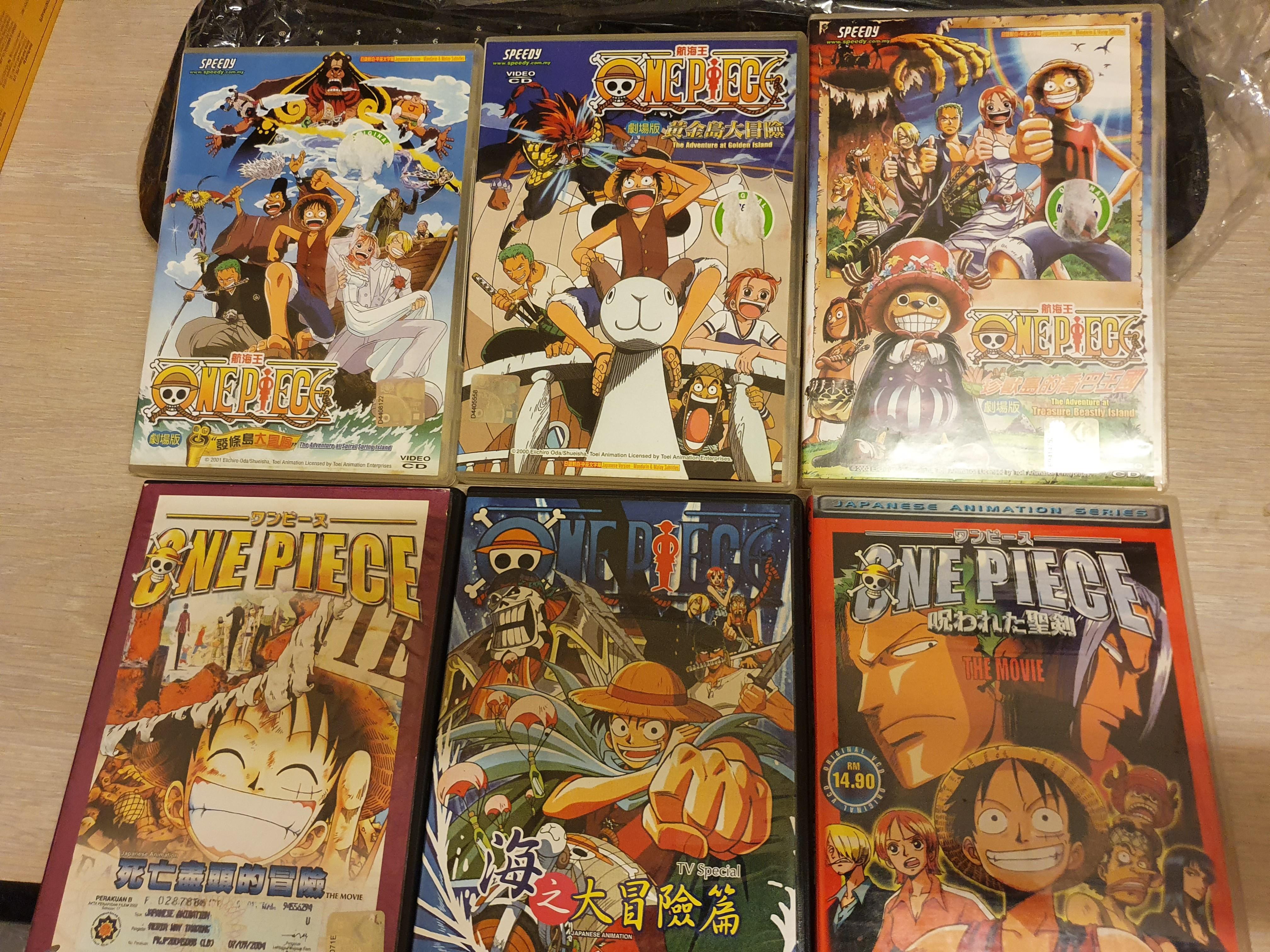 One Piece Movie Vcd 6 Titles Music Media Cd S Dvd S Other Media On Carousell