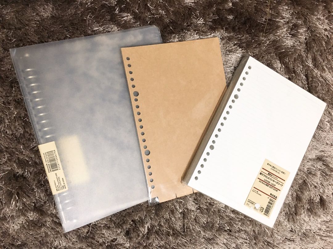 Original Muji Binder (A5 20Ring ), Furniture & Home Living, Office