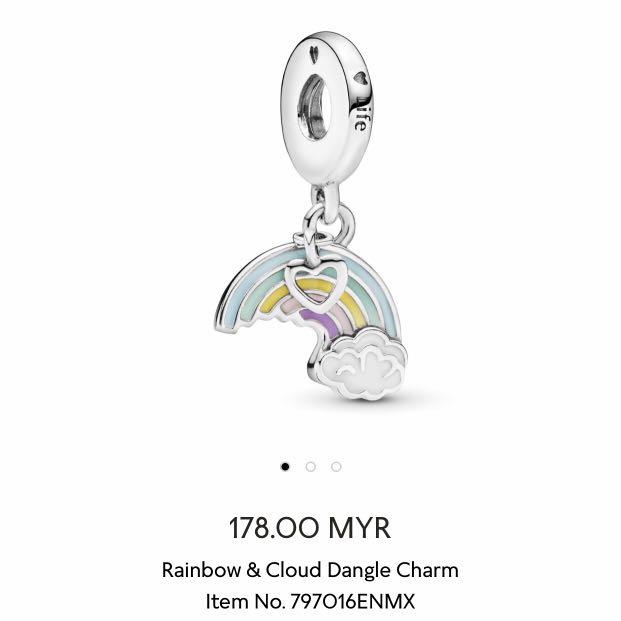 Pandora Rainbow Cloud Dangle Charm