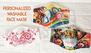 Personalized Washable Face Mask