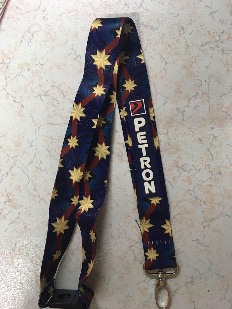Petron Captain Marvel Lanyard Books Stationery Stationery On Carousell