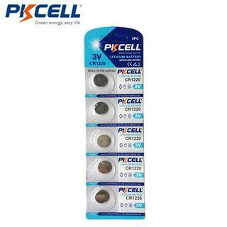 PKCell Lithium Button Cell CR1220 3V Battery (2 x 5 PCS/PACK)