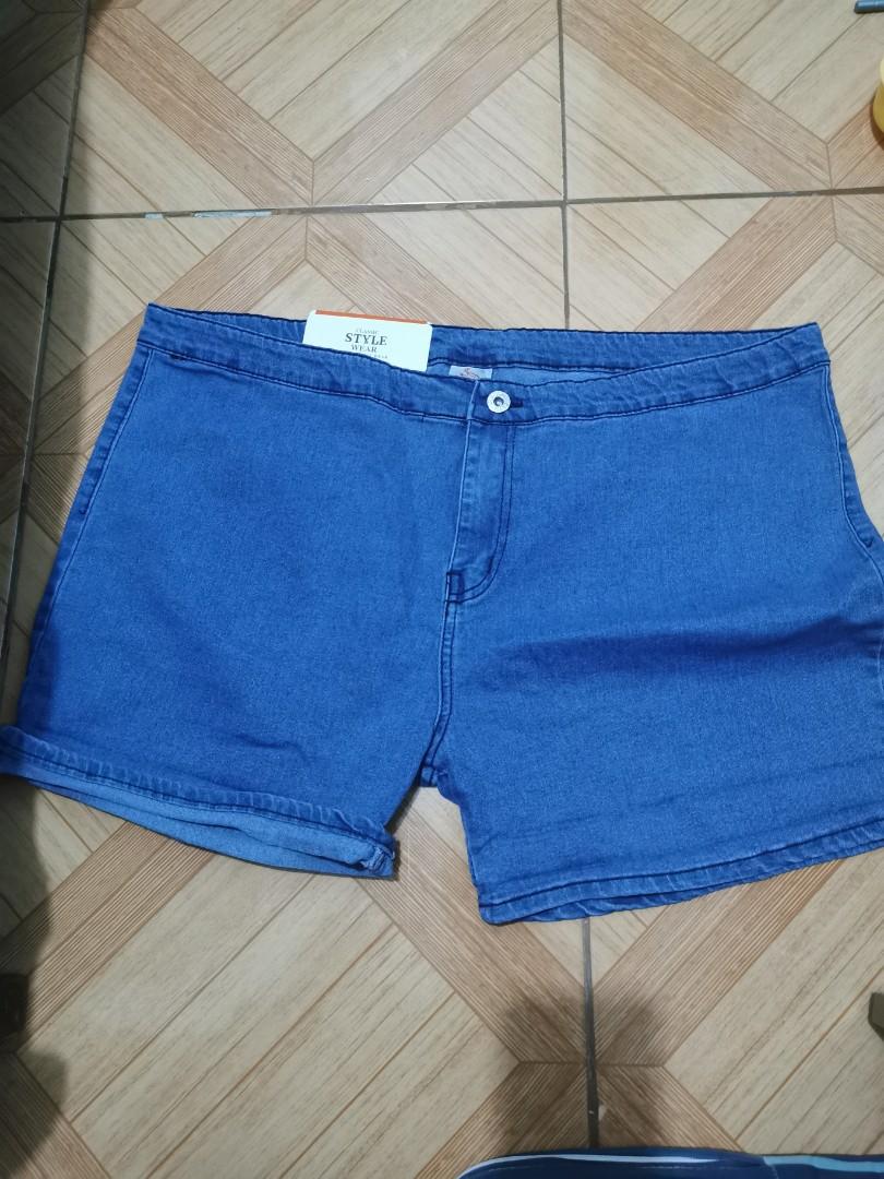 women's plus size bermuda jean shorts