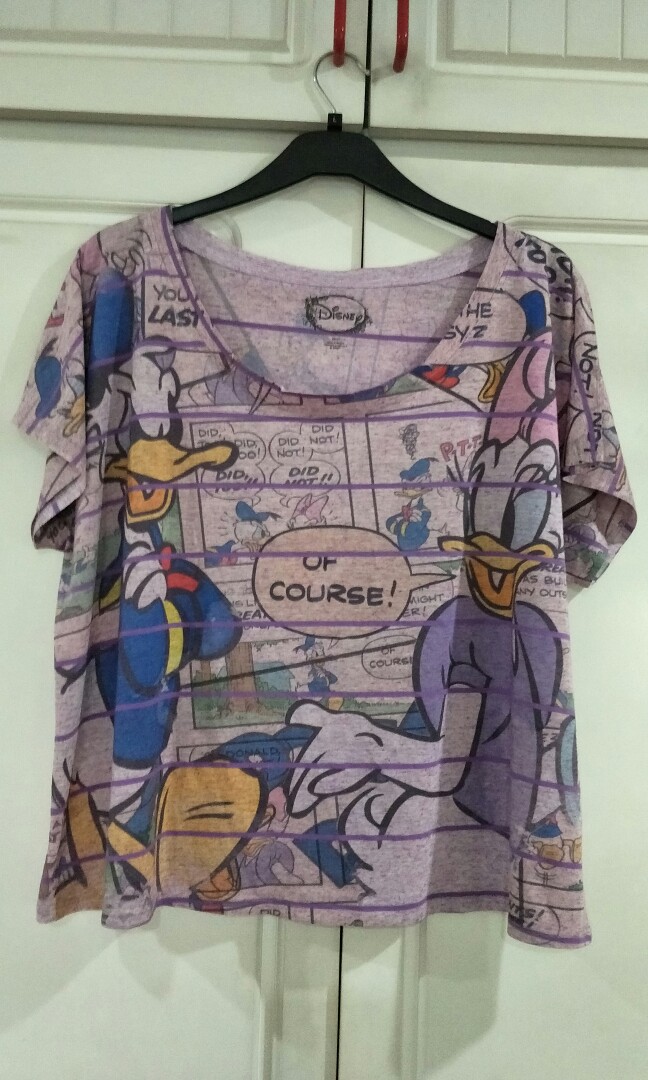 Plus Size Forever 21 Donald Daisy Duck Top Women S Fashion