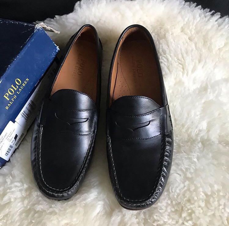 men's polo leather shoes