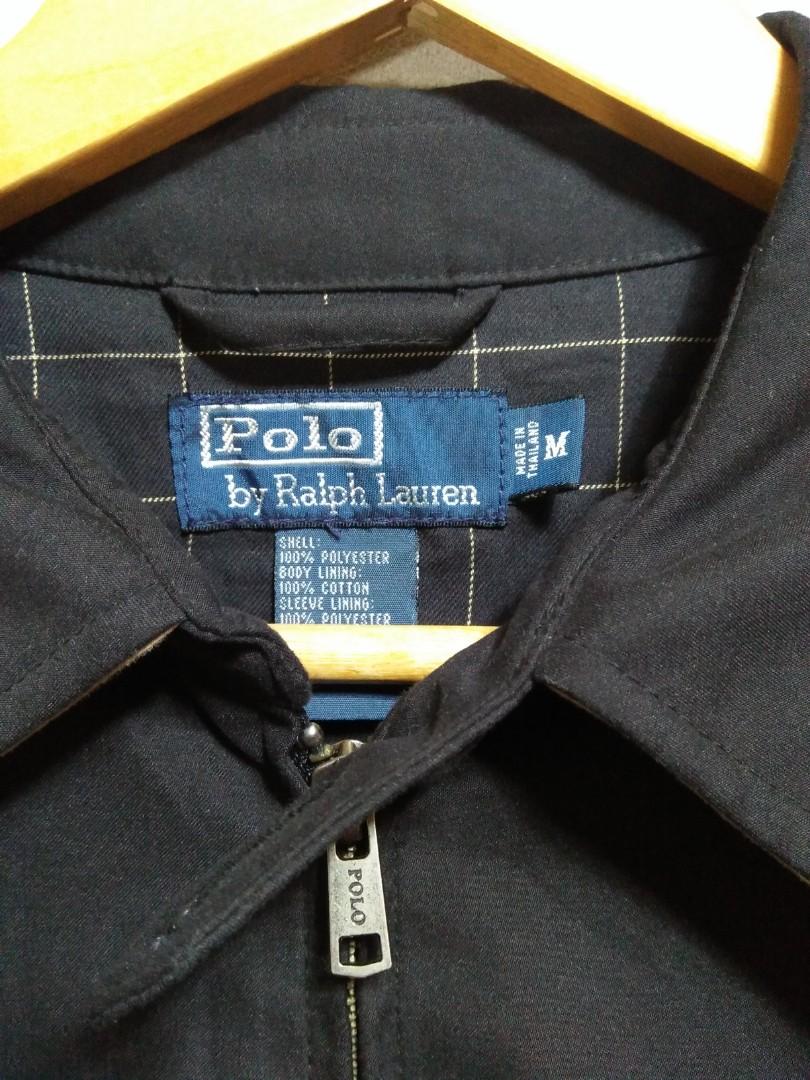 POLO by Ralph Lauren Check Pattern Madras Check Harrington Jacket Swing Top Men's M size /evb009935 main image 1