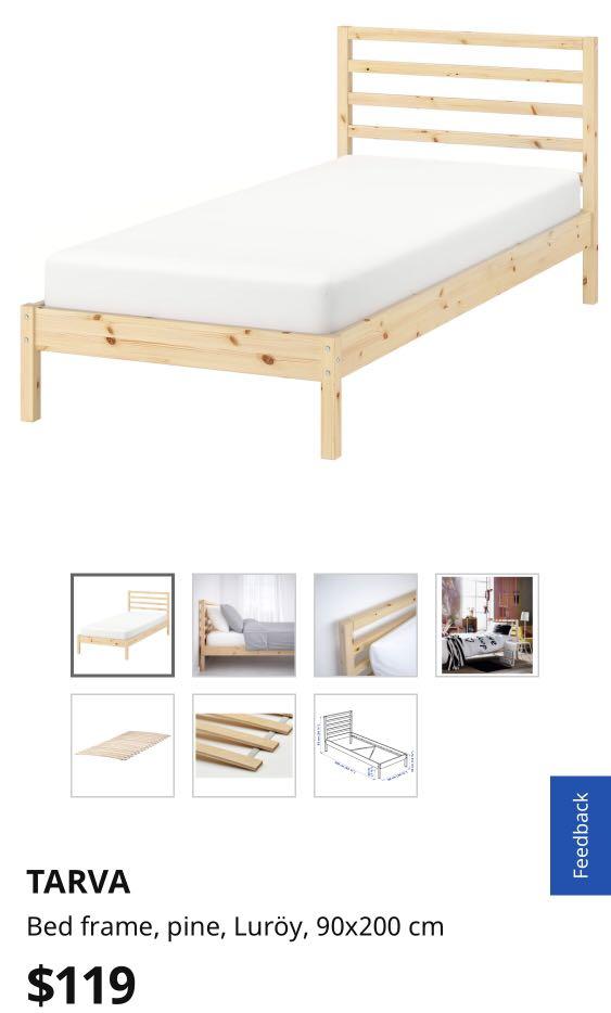 Ikea Tarva Twin Bed Frame Instructions Hanaposy