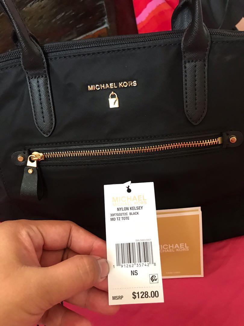 Pre Loved MK Michael Kors Nylon Kelsey Tote Bag