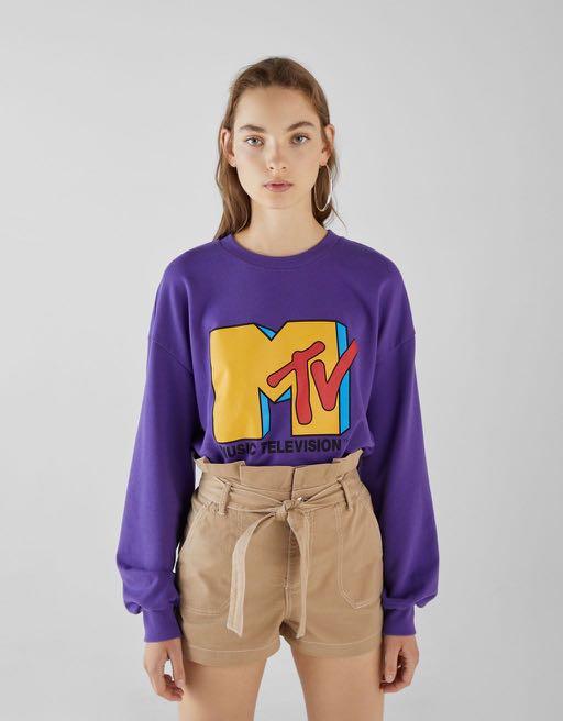 Purple MTV sweatshirt