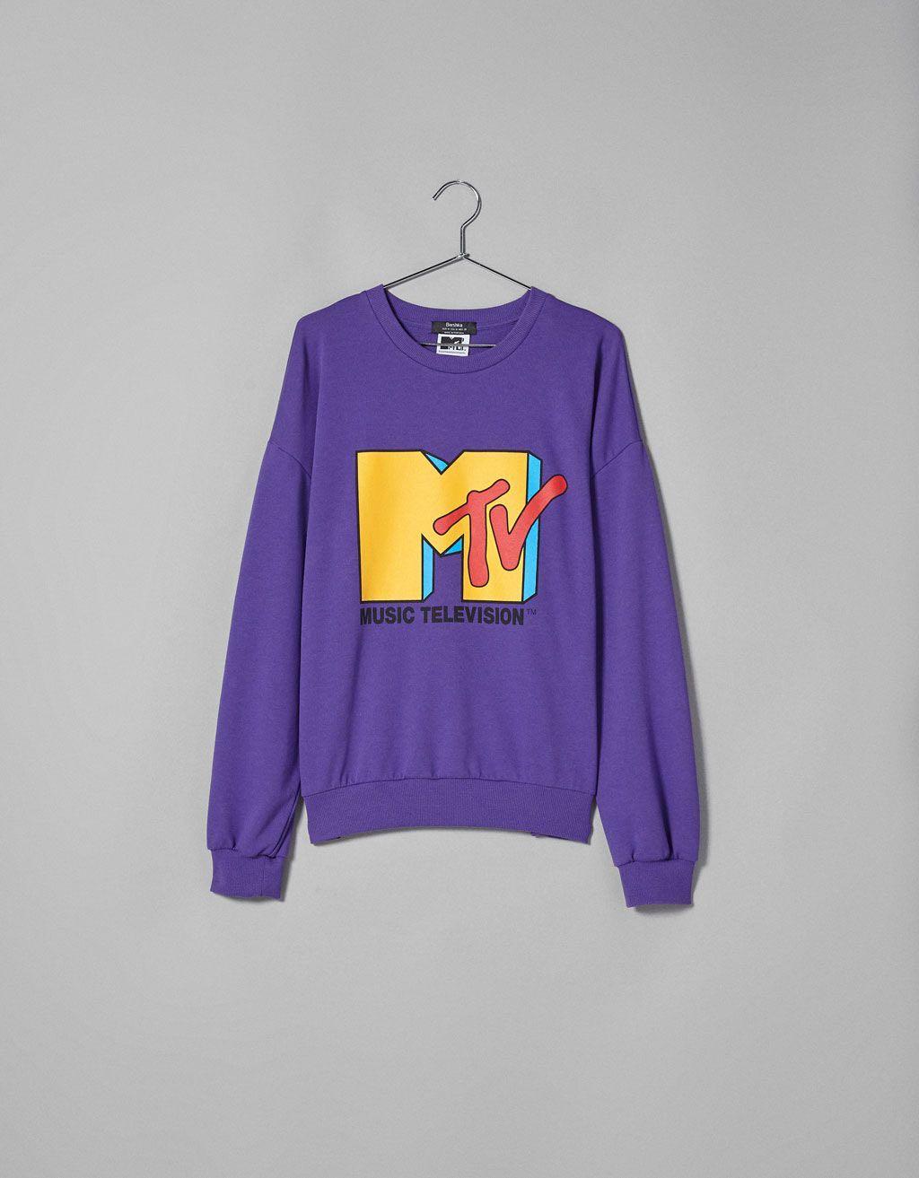 Purple MTV sweatshirt