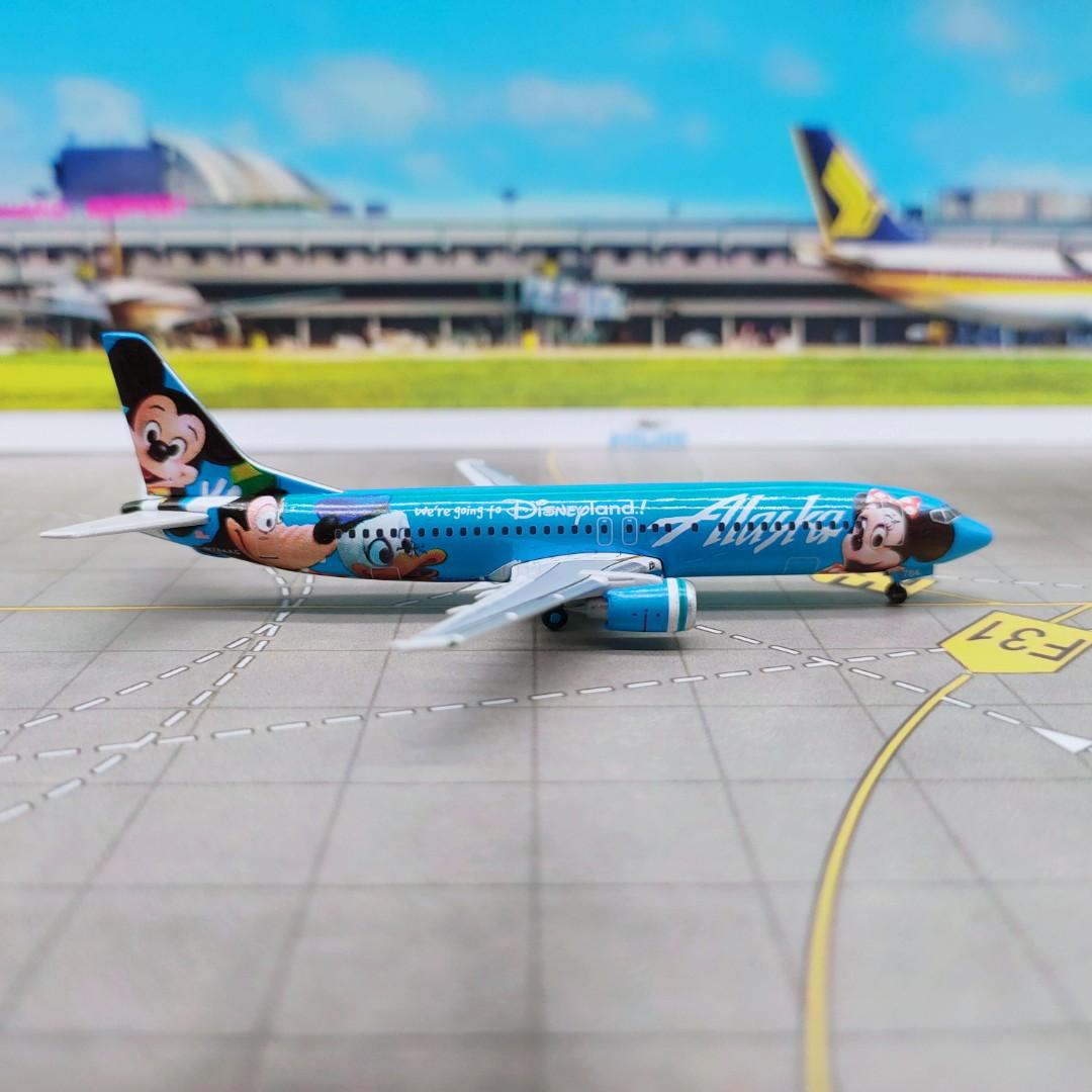 *RARE* 1400 B737 Alaska (Disney Livery), Hobbies & Toys, Toys & Games