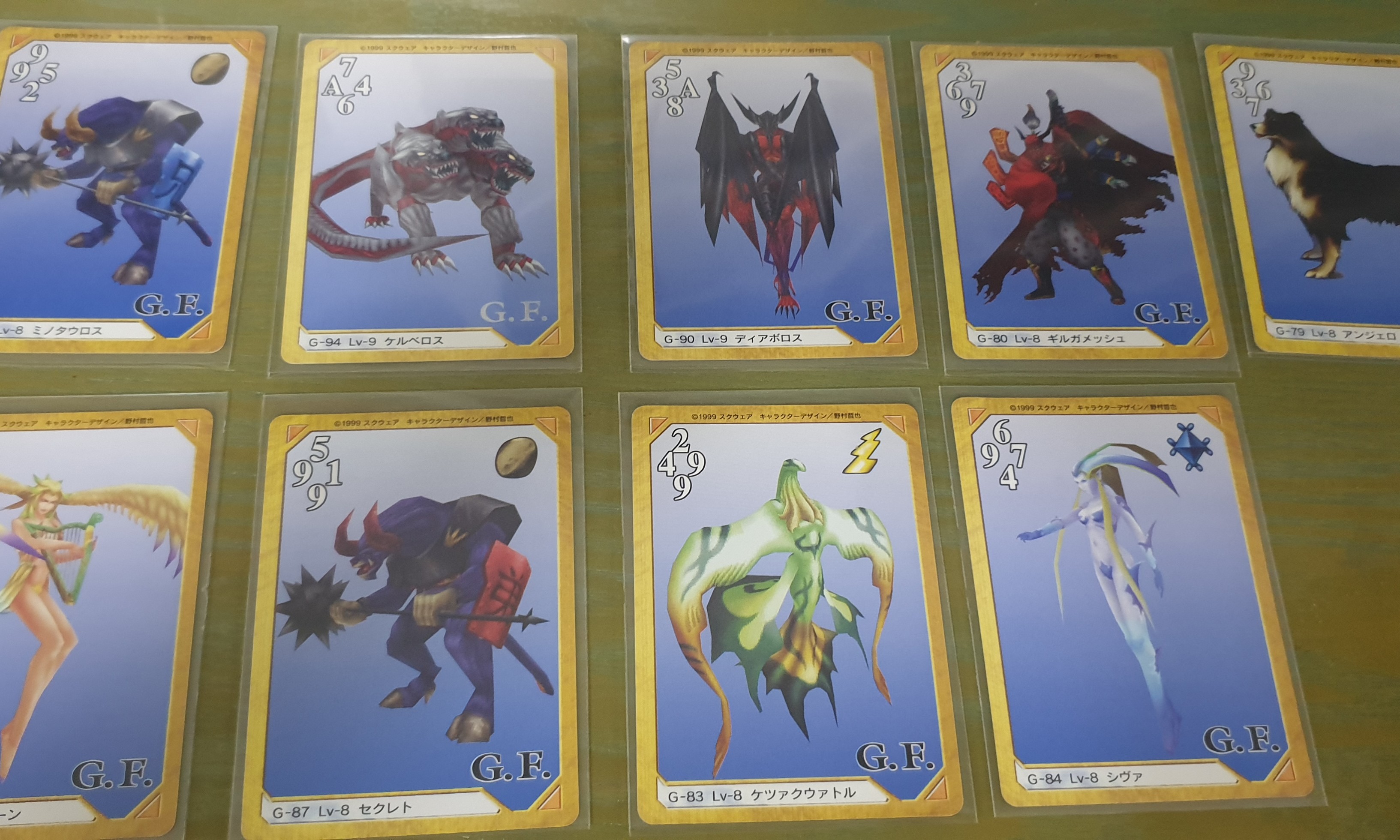 Final Fantasy 8 Triple Triad Trading Card, G-90 Diablos : : Toys &  Games