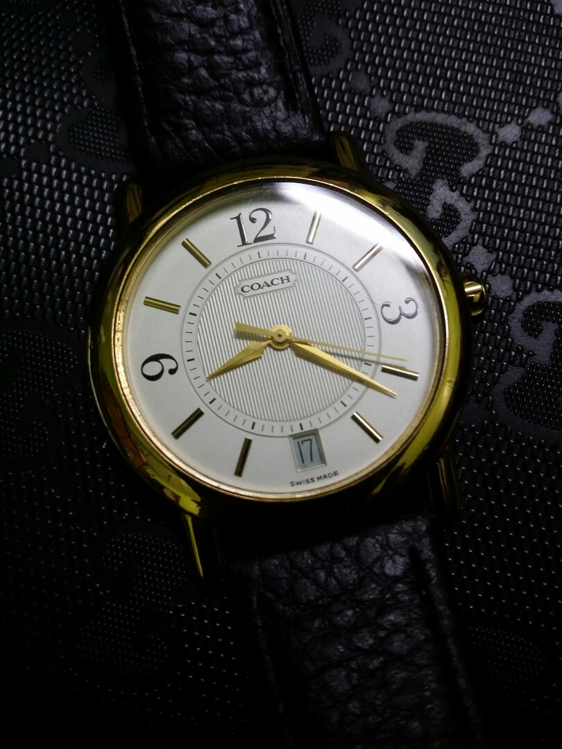 Rare Swiss made COACH Men s Fashion Watches Accessories