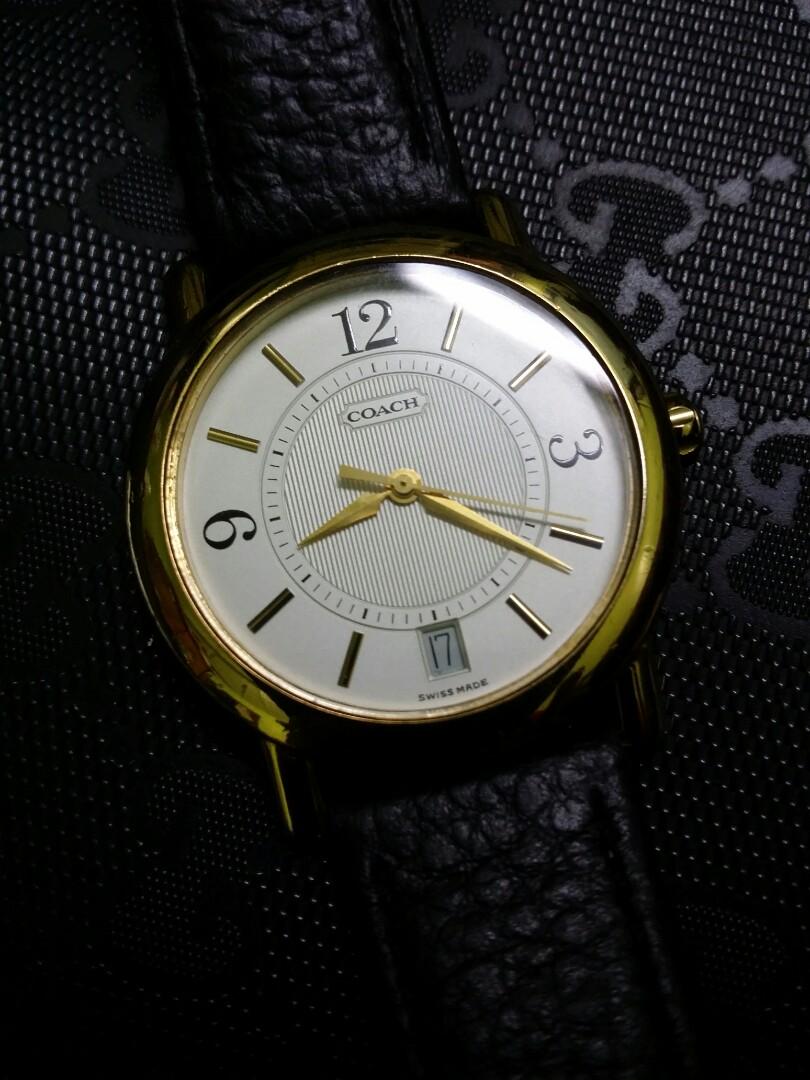 Coach watch swiss sales made