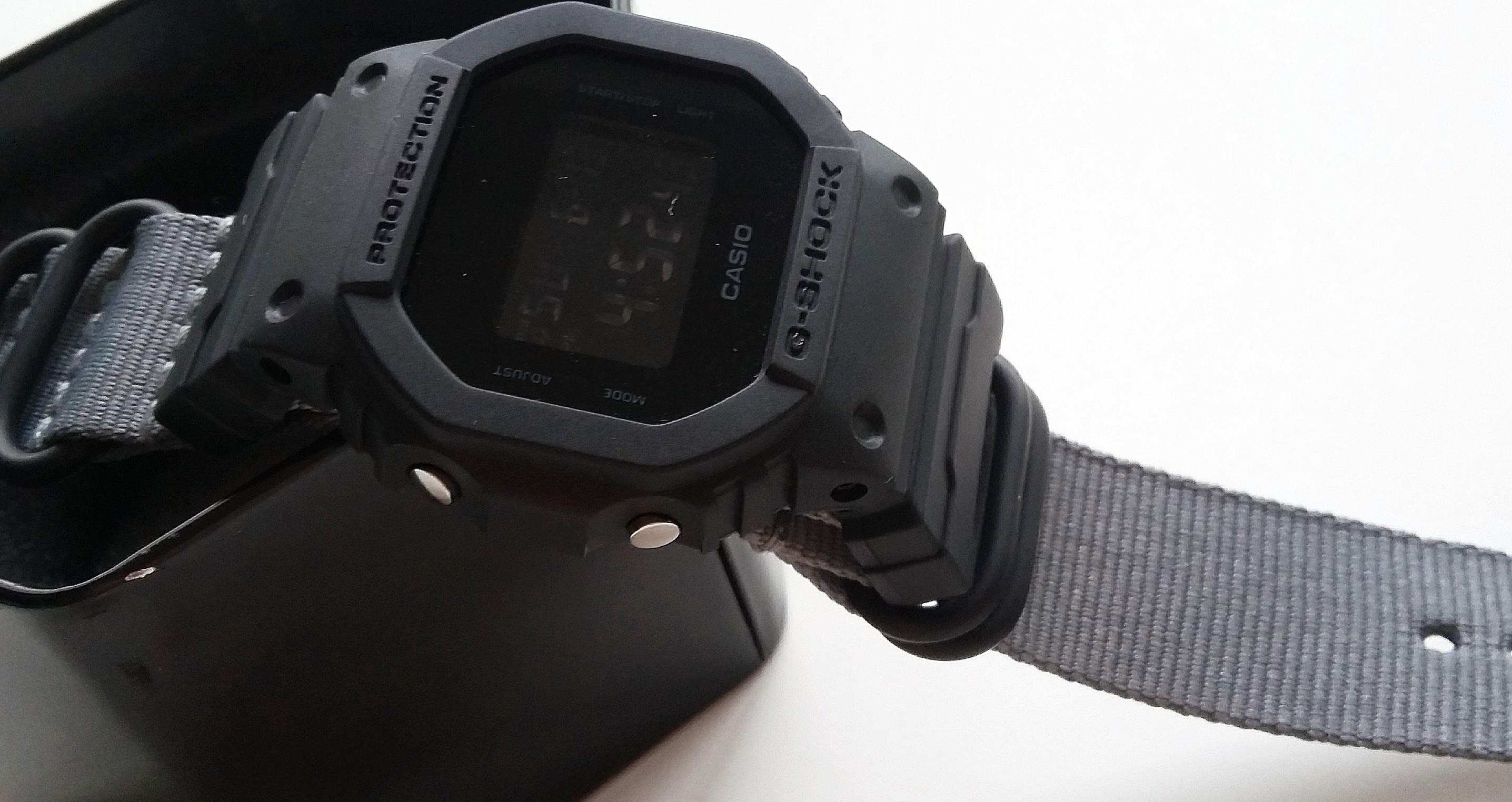 G shock top canvas strap