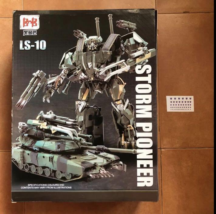 Transformers Black Mamba BMB - LS-10 LS10 Storm Pioneer (aka Upsized ...