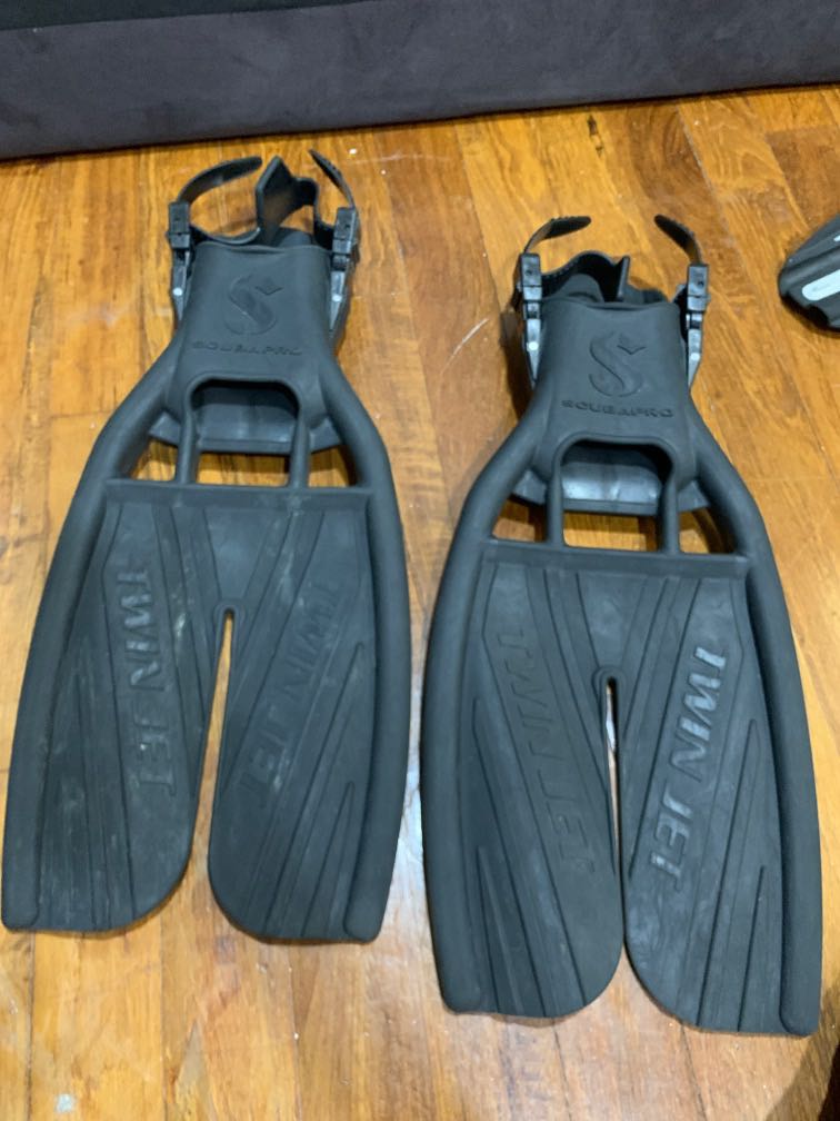 Scuba Twin Turbo Diving Fins, Sports Equipment, Sports & Games, Water ...