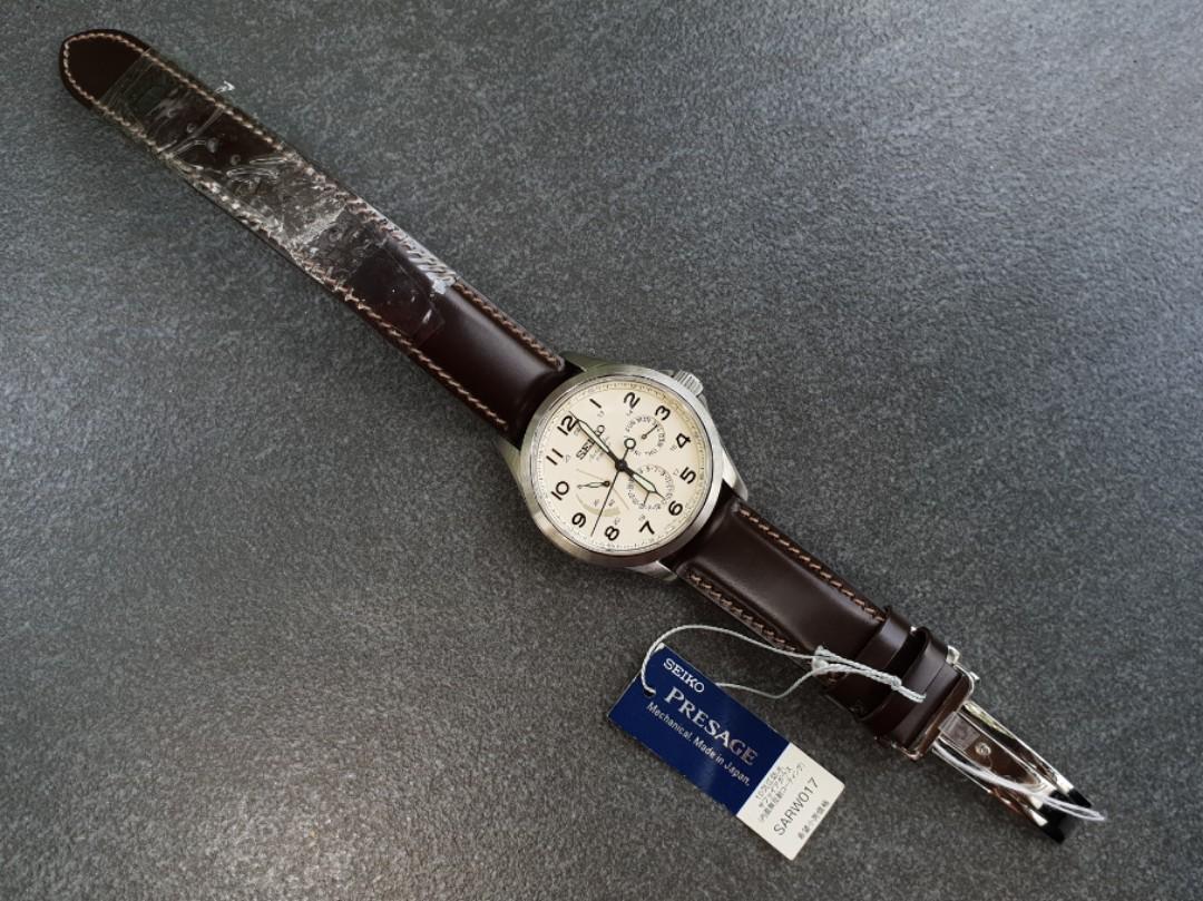 Seiko SARW017 White Cream Dial Rare 28800BHP Watch, Luxury, Watches on  Carousell