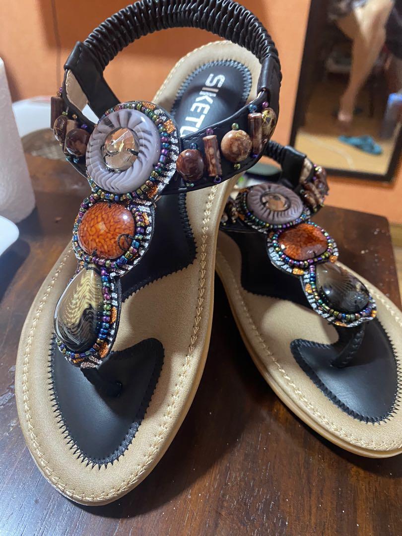 Siketu beaded sandals