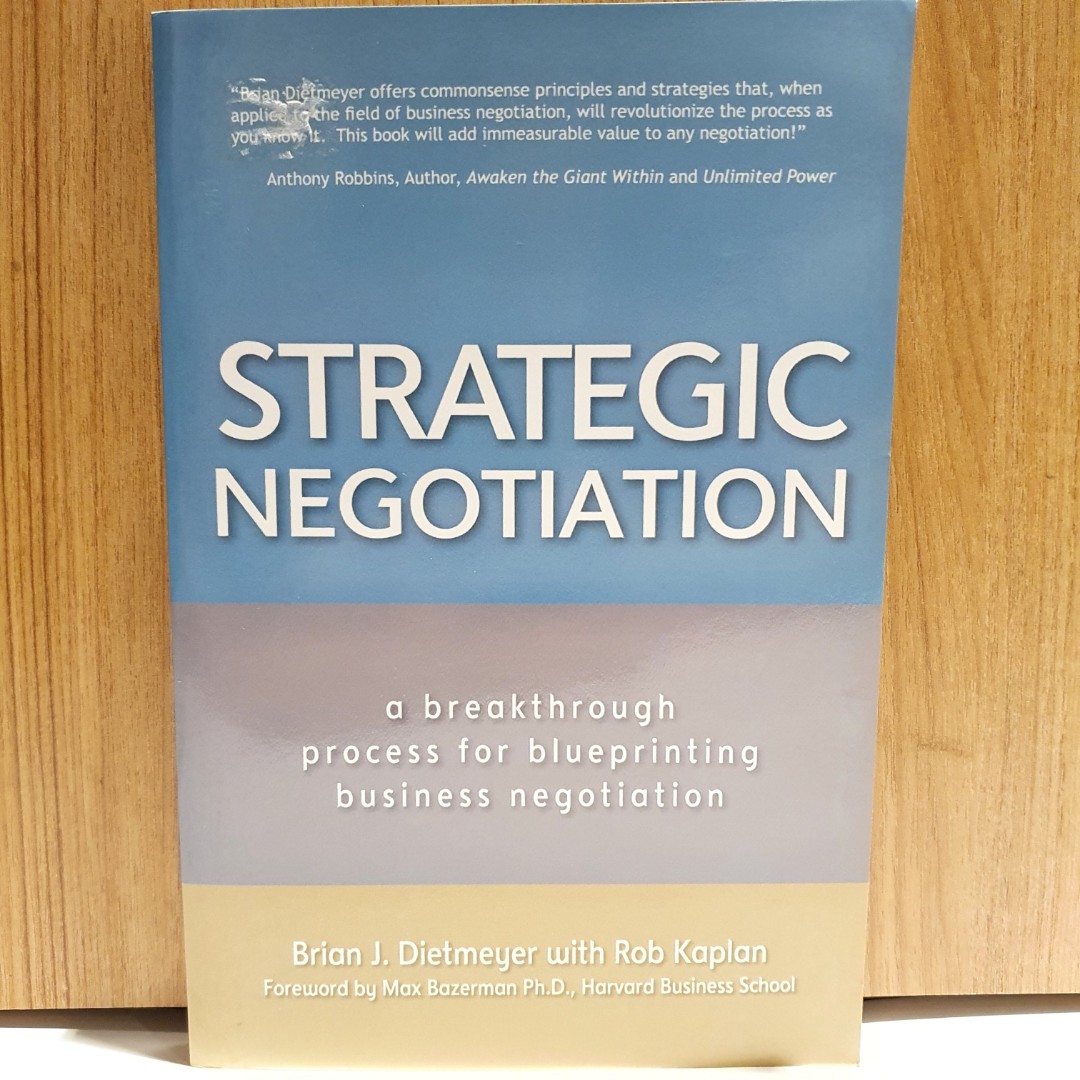 Strategic Negotiation: A Breakthrough 4-Step Process For Effective ...