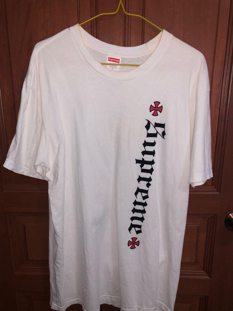 Supreme x independent old english tee 2025